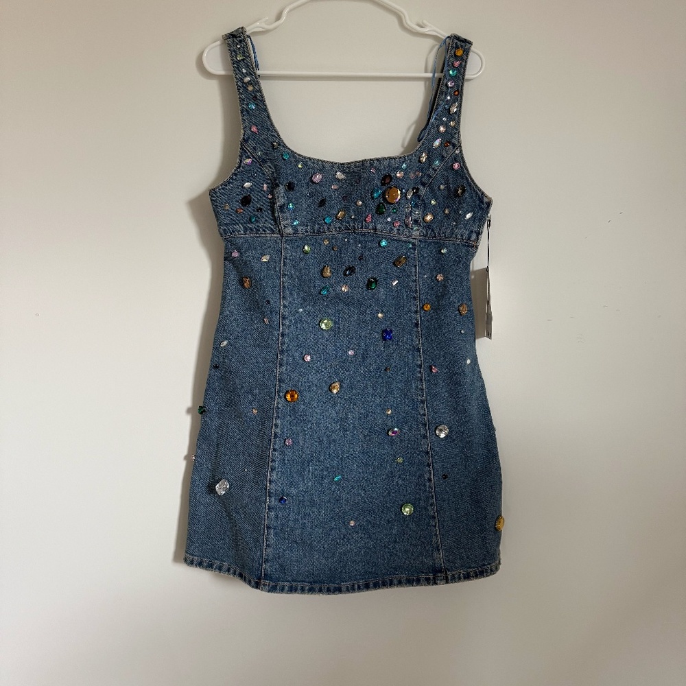 TRF Jewel Zara  Denim Dress